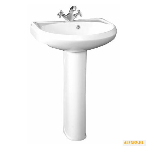 Раковина с пьедесталом 56.4 см