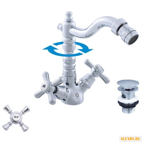 Двухрычажный смеситель для биде