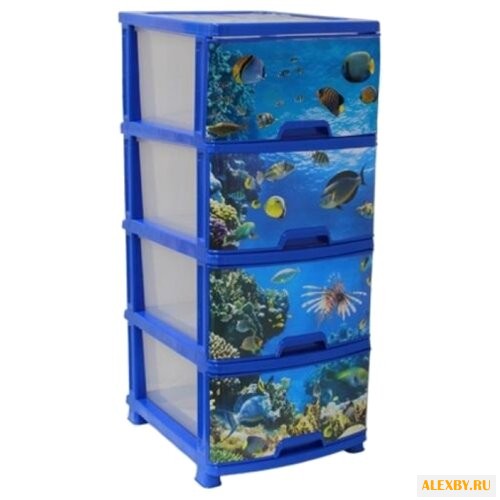 Бельевой комод IDEA 4 секции