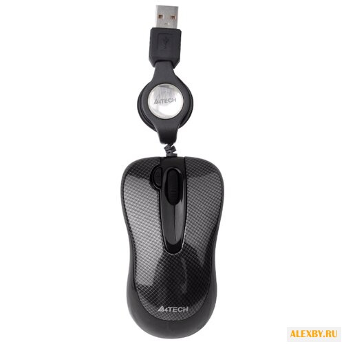 Мышь A4Tech N-60F-2 Carbon USB