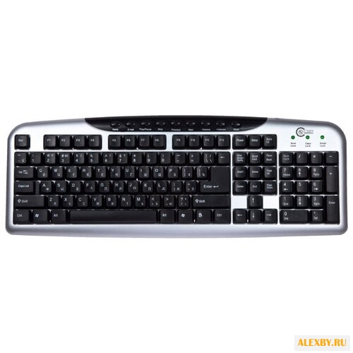 Клавиатура CBR KB 300M Silver USB