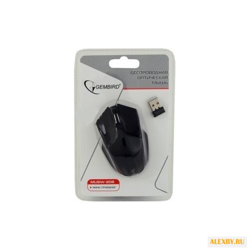 Мышь Gembird MUSW-206 Black USB