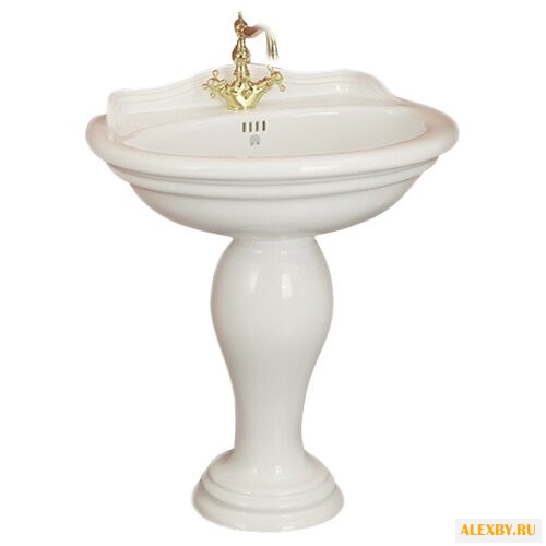 Раковина с пьедесталом 77 см