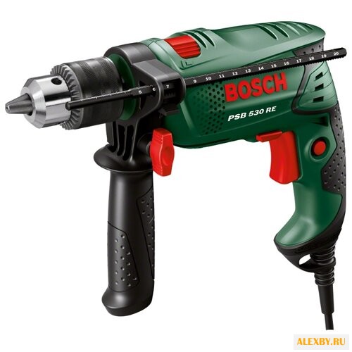 Дрель BOSCH PSB 530 RE Case ЗВП
