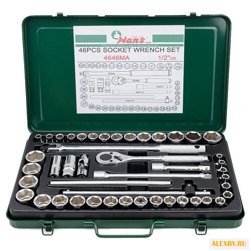 Набор торцевых головок Hans