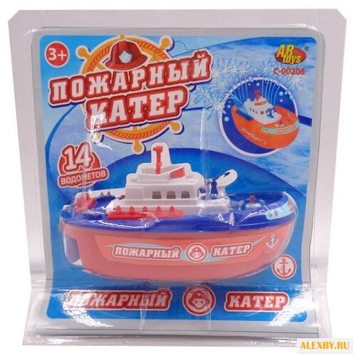 Катер ABtoys пожарный с