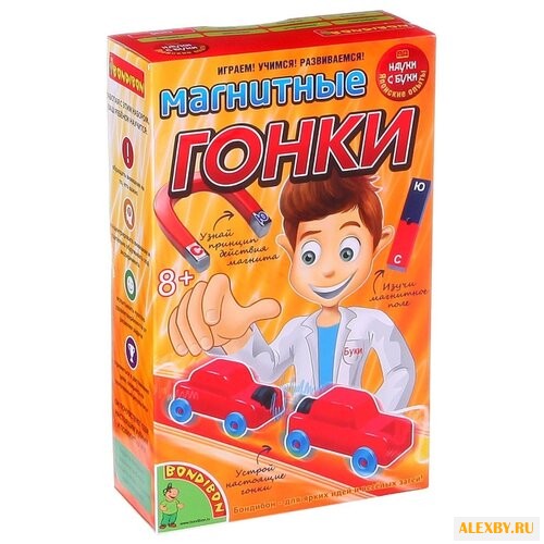Набор BONDIBON Магнитные гонки