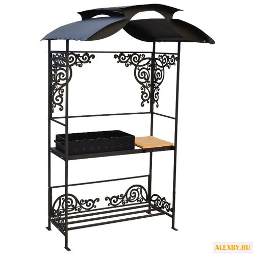 Мангал Doorz с крышей разборный