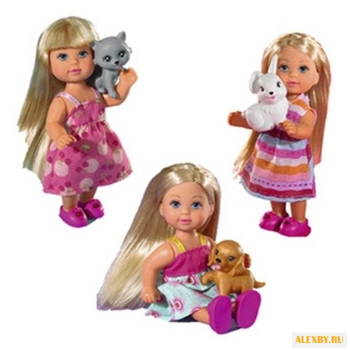 Кукла Simba Еви со зверюшкой 12