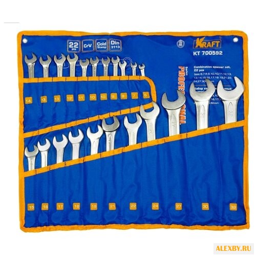 Набор гаечных ключей KRAFT KT