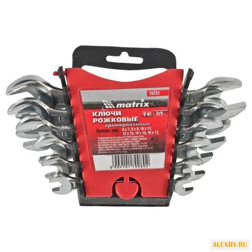 Набор гаечных ключей Matrix 15231