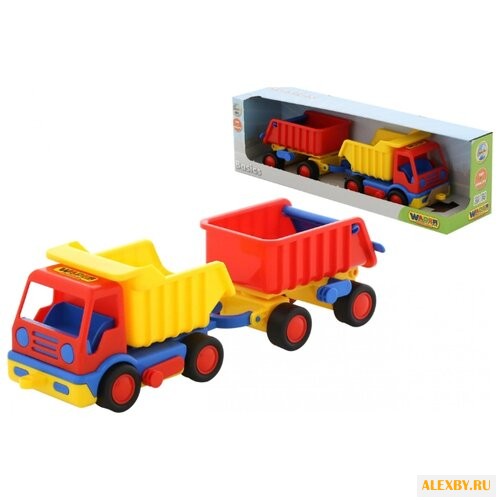 Грузовик Wader с прицепом Базик