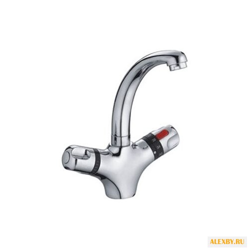 Термостатический двухрычажный