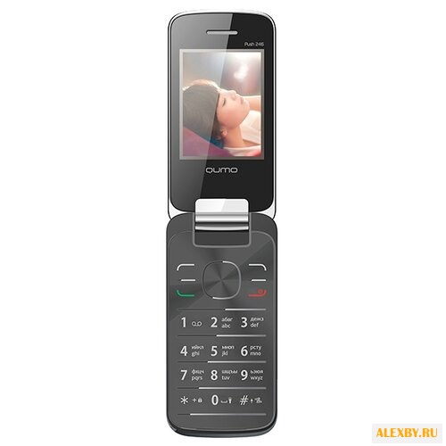 Телефон Qumo Push 246 Clamshell
