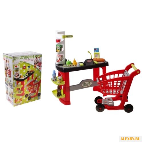 Магазин Ecoiffier с тележкой 1740