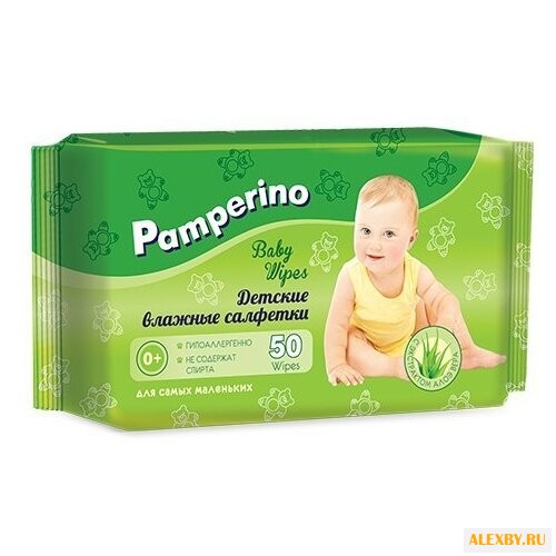 Влажные салфетки Pamperino