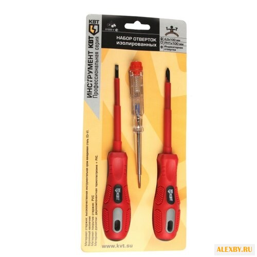 Набор отверток КВТ НИО-03