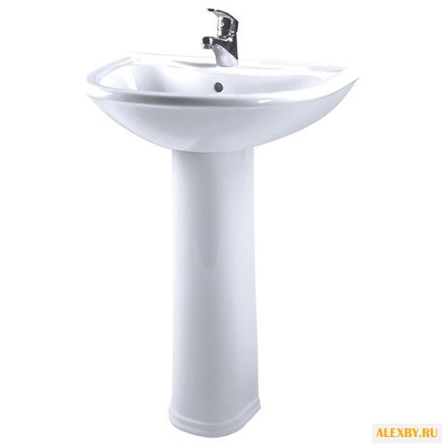 Раковина с пьедесталом 63.5 см