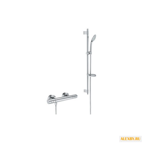 Термостатический двухрычажный