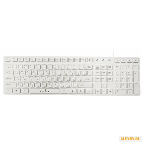 Клавиатура Oklick 556S White USB