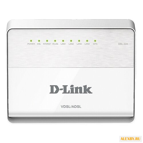 Wi-Fi роутер D-link DSL-224