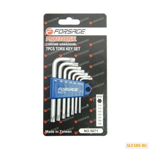 Набор имбусовых ключей Forsage