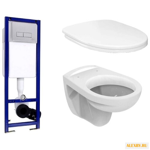 Унитаз с инсталляцией Ideal