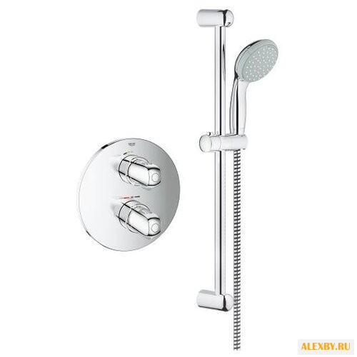 Термостатический двухрычажный