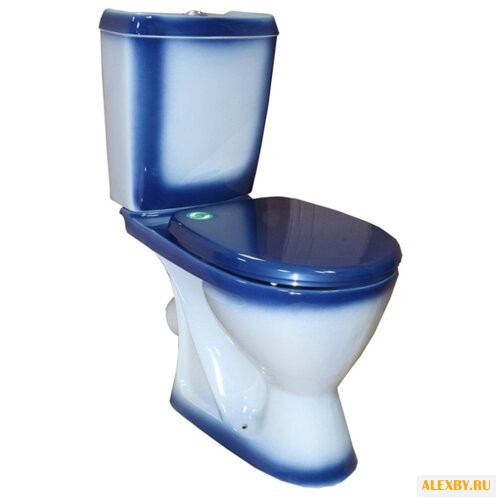 Унитаз ROSA Ресса синий