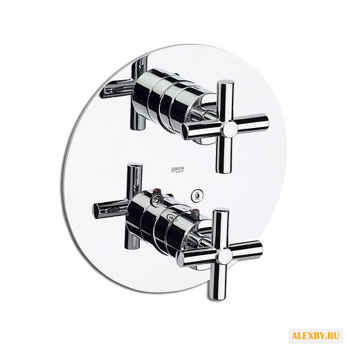 Термостатический двухрычажный