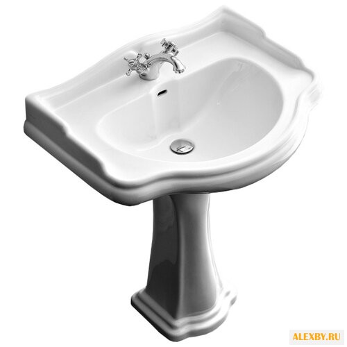 Раковина с пьедесталом 73 см
