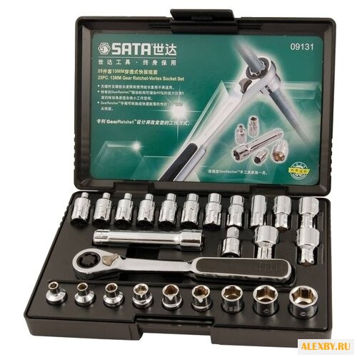 Набор торцевых головок SATA 09131