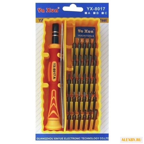 Отвёртка со сменными битами Ya