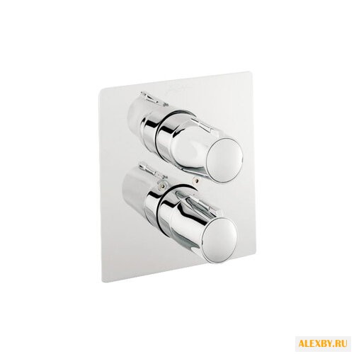 Термостатический двухрычажный