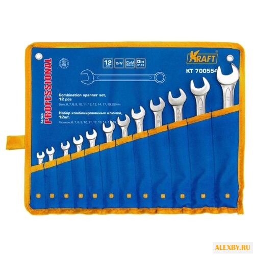 Набор гаечных ключей KRAFT KT
