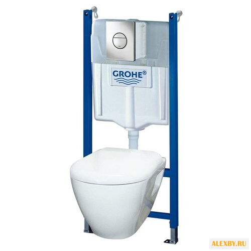 Унитаз с инсталляцией Grohe