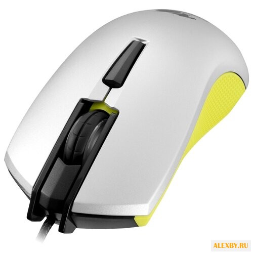 Мышь COUGAR 230M White-Yellow USB