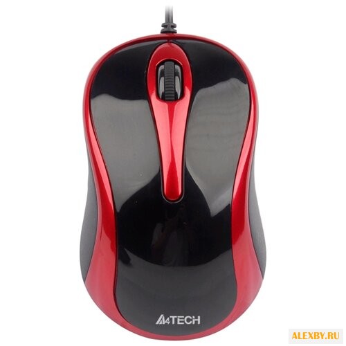 Мышь A4Tech N-360-2 Red-Black USB