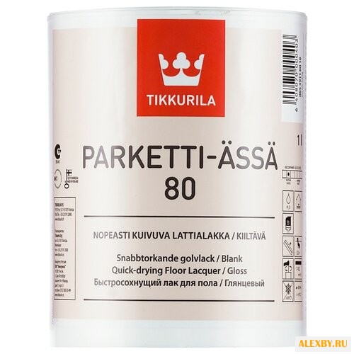 Лак Tikkurila Parketti Assa 80