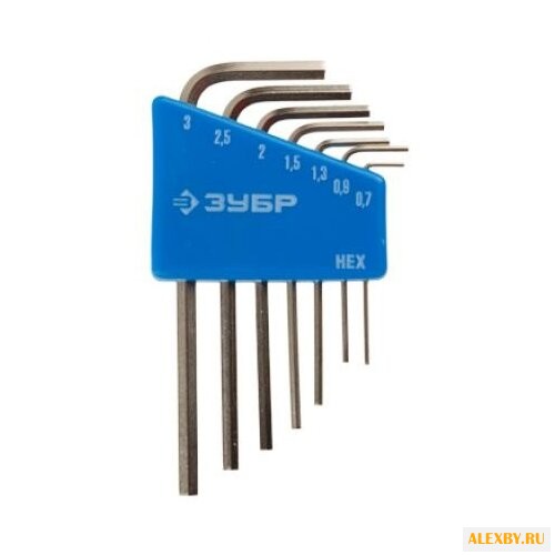 Набор имбусовых ключей ЗУБР