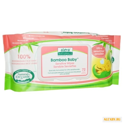 Влажные салфетки Aleva Naturals
