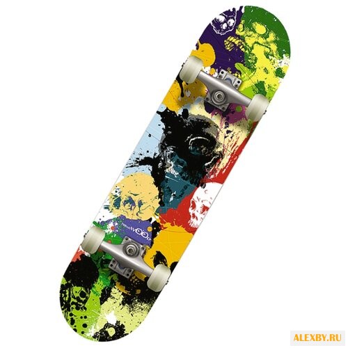 Скейтборд HELLO WOOD Scull