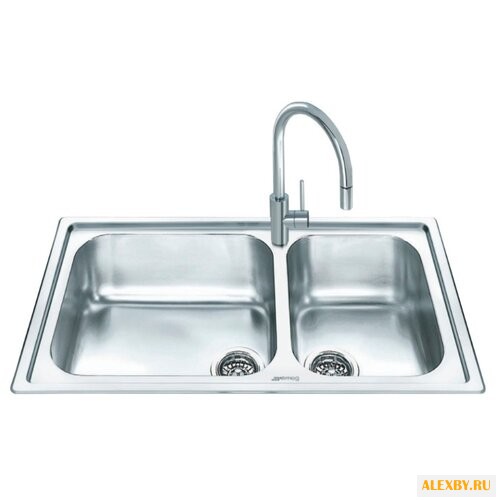Врезная кухонная мойка smeg LG862
