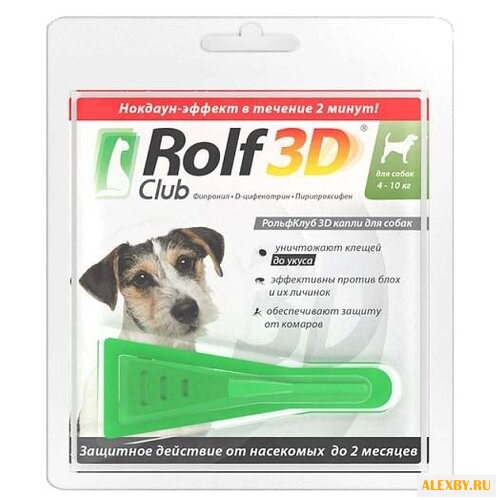 RolfСlub 3D Капли от клещей и