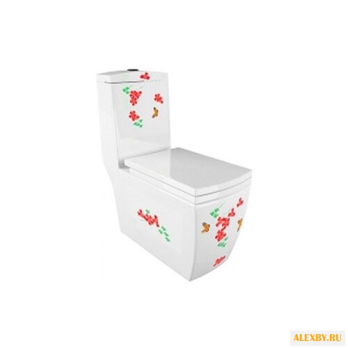 Унитаз Arcus 050 белый мозаика DW