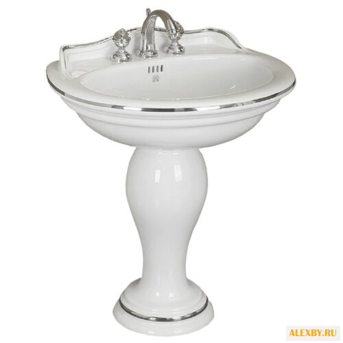 Раковина с пьедесталом 77 см