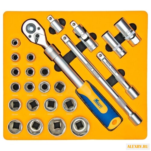 Набор торцевых головок KRAFT KT