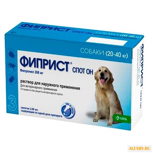 Фиприст KRKA Спот Он Собаки