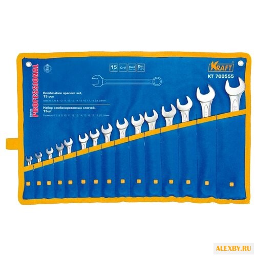 Набор гаечных ключей KRAFT KT