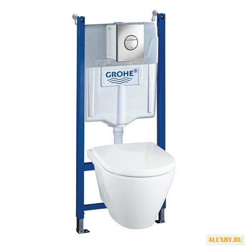 Унитаз с инсталляцией Grohe